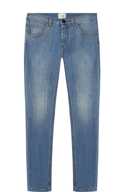 Джинсы с декоративными потертостями FENDI, арт. JFF120/A3TR/6A-8A