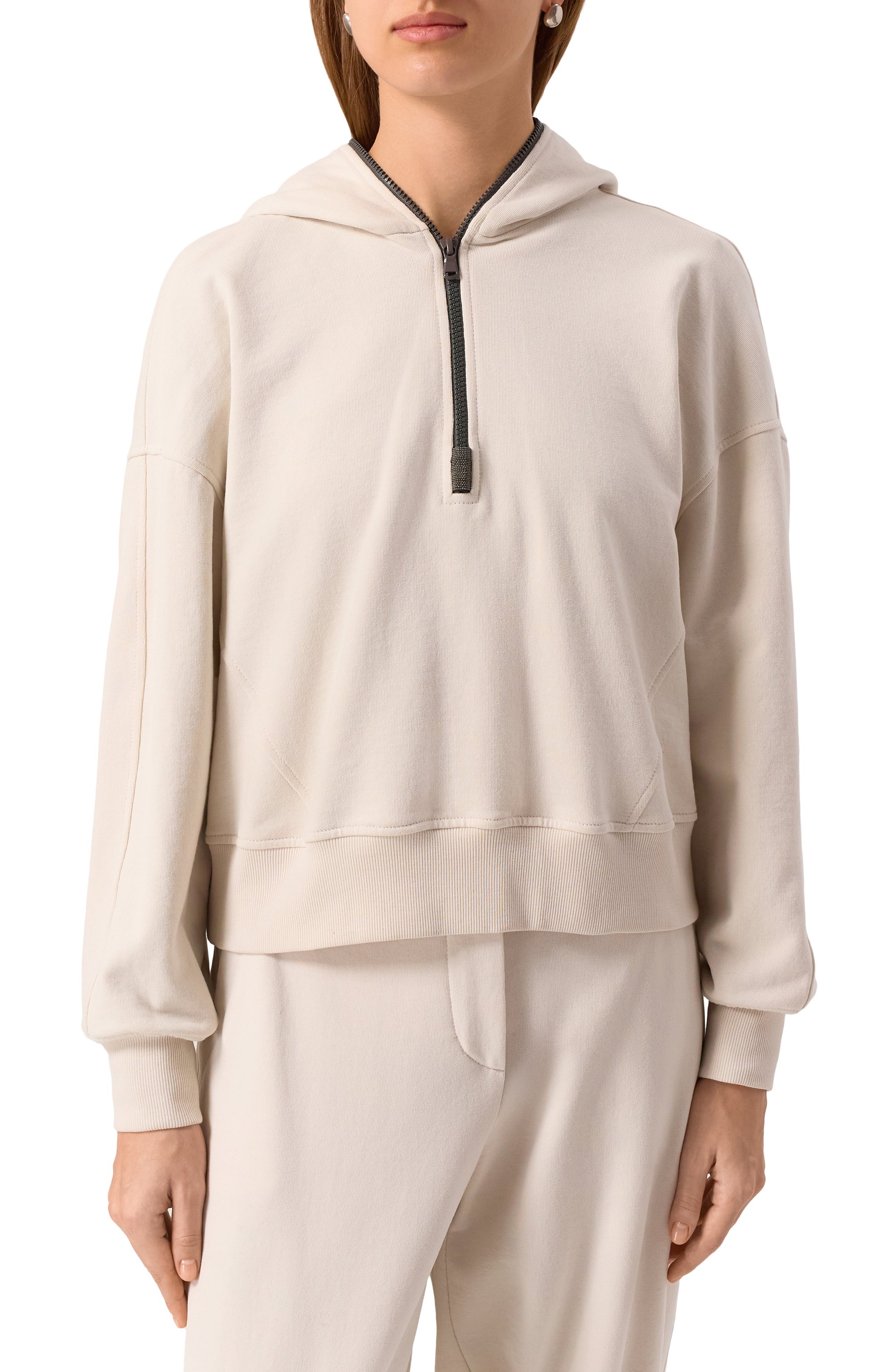 Хлопковое худи BRUNELLO CUCINELLI, арт. MN05NVC309, фото 3