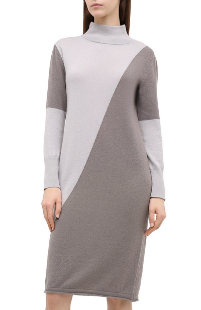 Кашемировое платье LORENA ANTONIAZZI бежевого цвета по цене 94300 руб., арт. A20117AM003/117, фото 3 Кашемировое платье LORENA ANTONIAZZI, арт. A20117AM003/117, фото 3