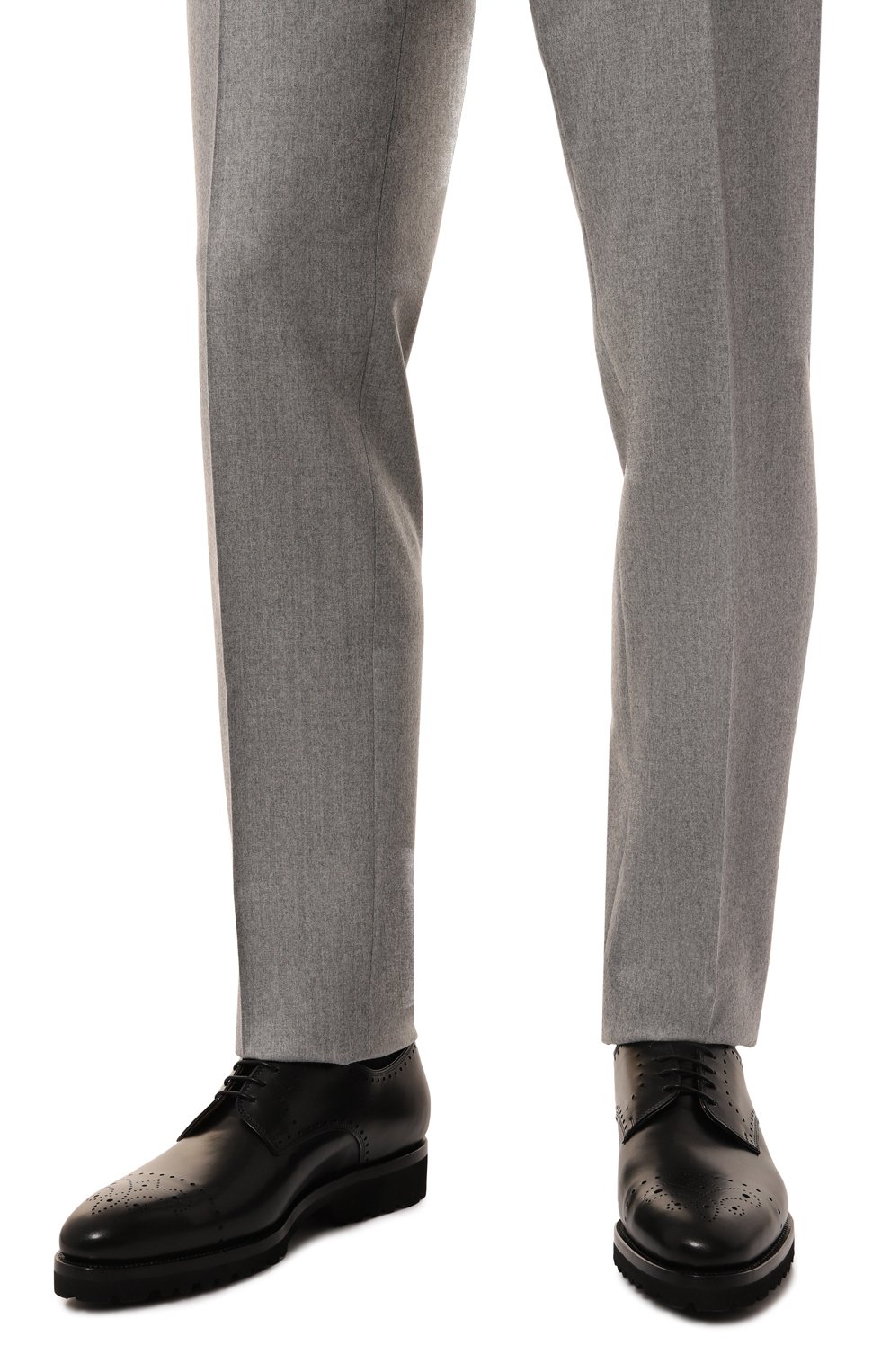 Кожаные дерби KITON, арт. USSA092N0010104, фото 3