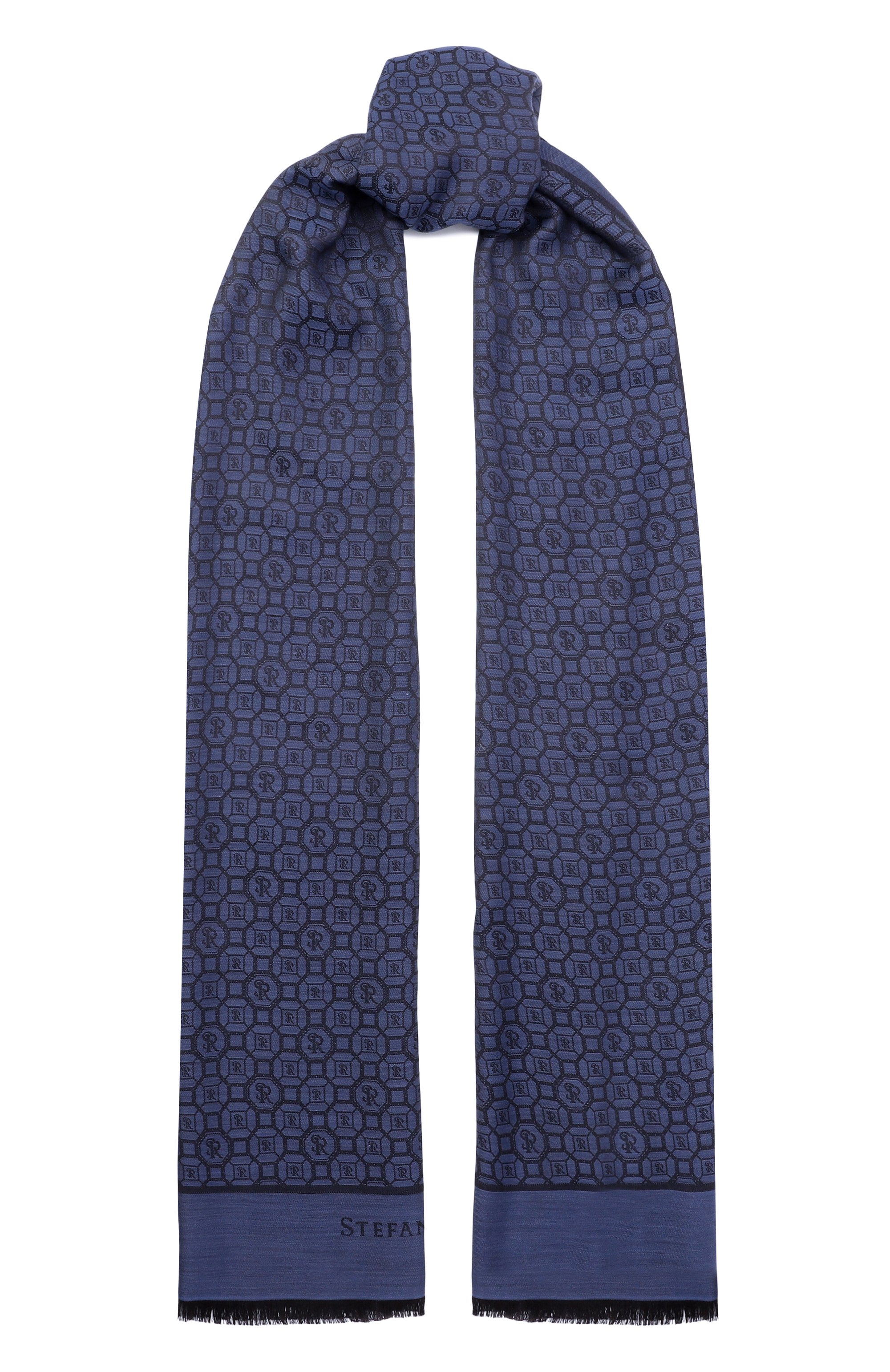 Шарф из шелка и кашемира STEFANO RICCI, арт. MWA4300020/7442, фото 1