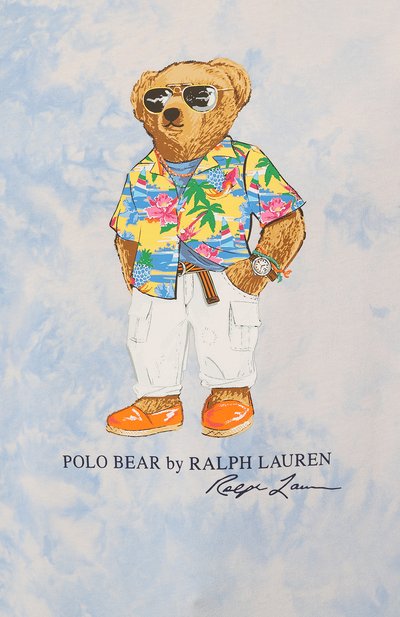 Хлопковая футболка POLO RALPH LAUREN, арт. 710934699, фото 5