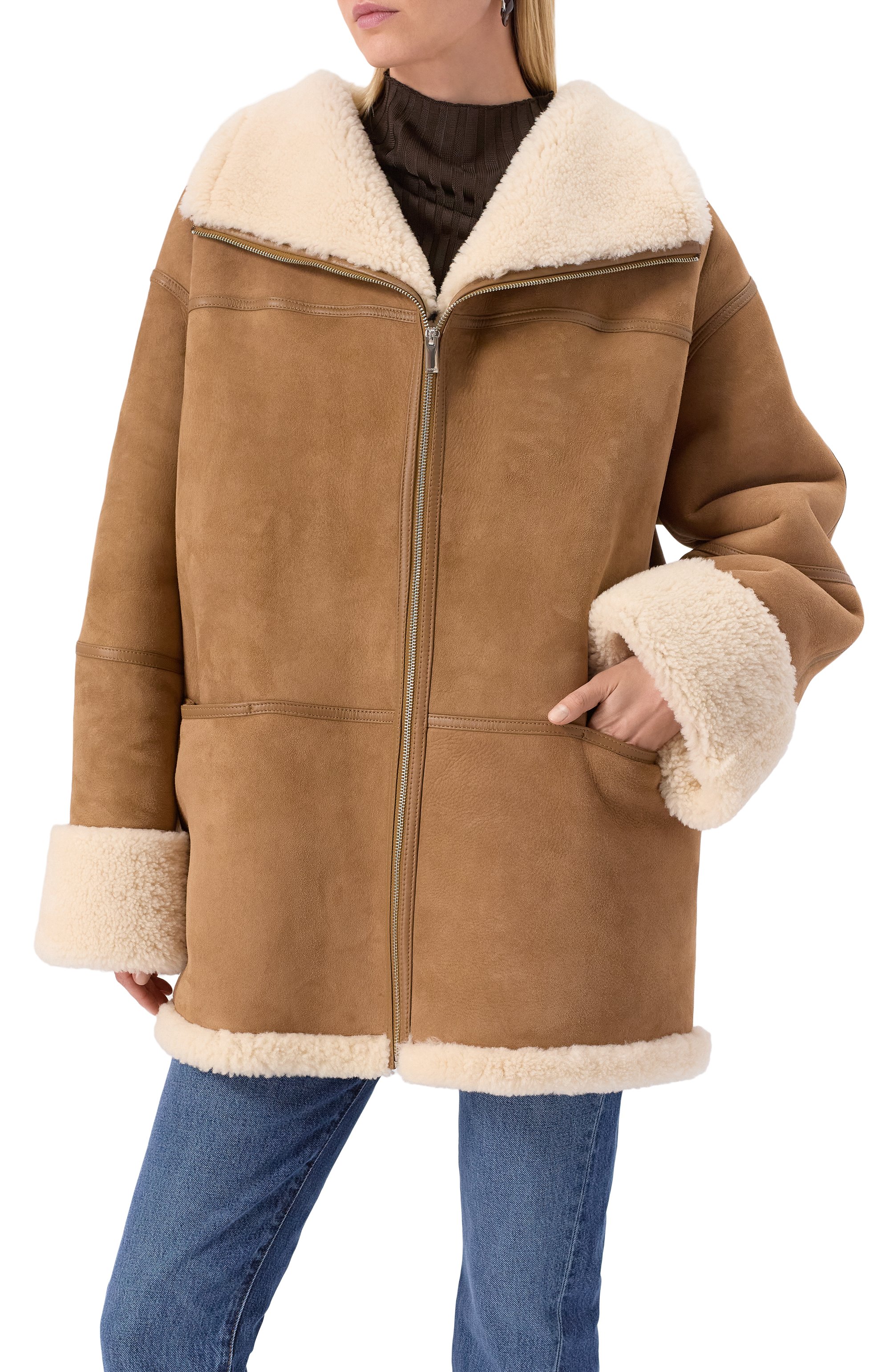 Дубленка из овчины TOTEME, арт. 251-WR0876-LE0107, фото 3