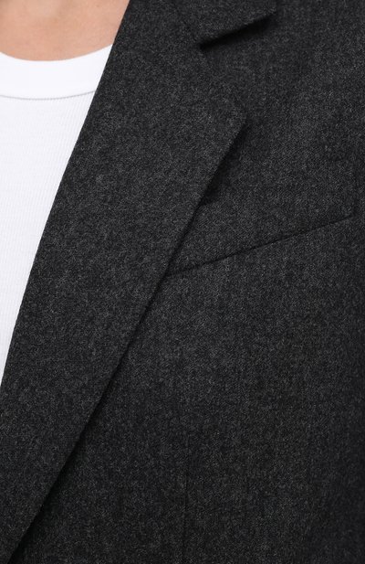 Шерстяной жакет EMPORIO ARMANI темно-серого цвета по цене 104500 руб., арт. 9NG30T/92109, фото 5 Шерстяной жакет EMPORIO ARMANI, арт. 9NG30T/92109, фото 5