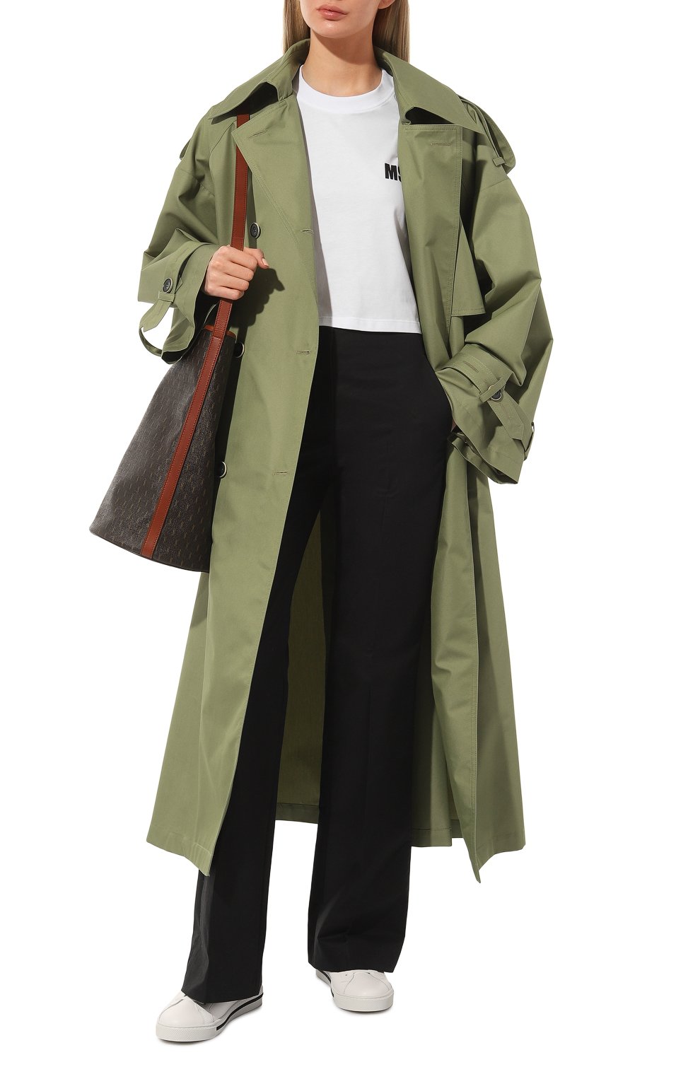 Хлопковая футболка MSGM, арт. 3441MDM105 237002, фото 2