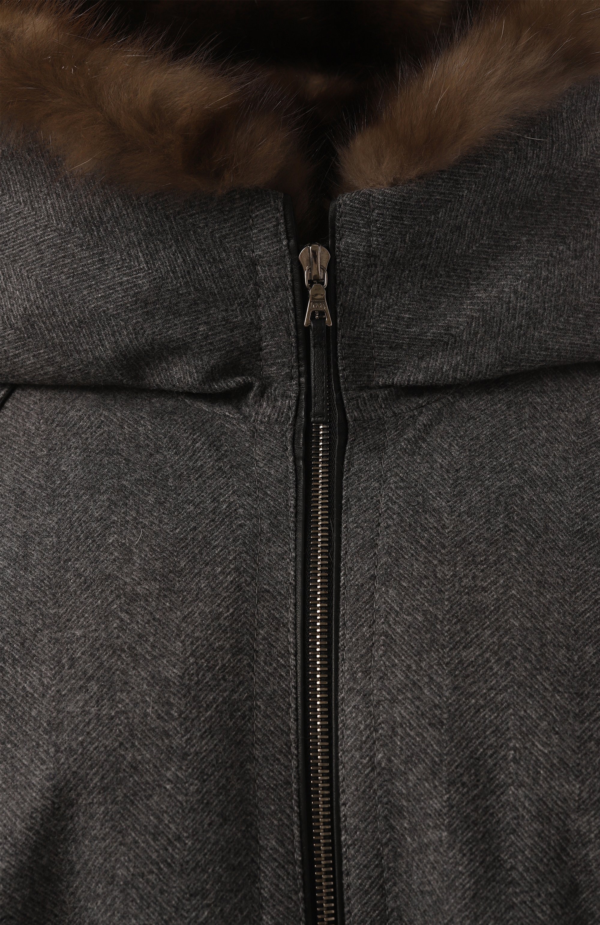 Кашемировая парка с подкладкой из меха соболя и норки SABLEFUR, арт. 72333-SB-11, фото 6