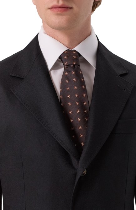 Мужской шелковый галстук CORNELIANI, арт. 26U302-2620320