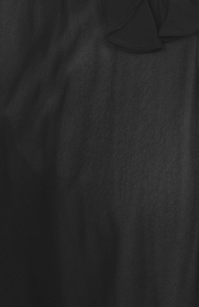 Женская блузка из вискозы THE KOOPLES черного цвета, арт. FT0P30017K | Фото 6 (Материал внешний: Вискоза; Рукава: Длинные; Длина (для топов): Стандартные; Принт: Без принта; Женское Кросс-КТ: Блуза-одежда; Стили: Романтичный)