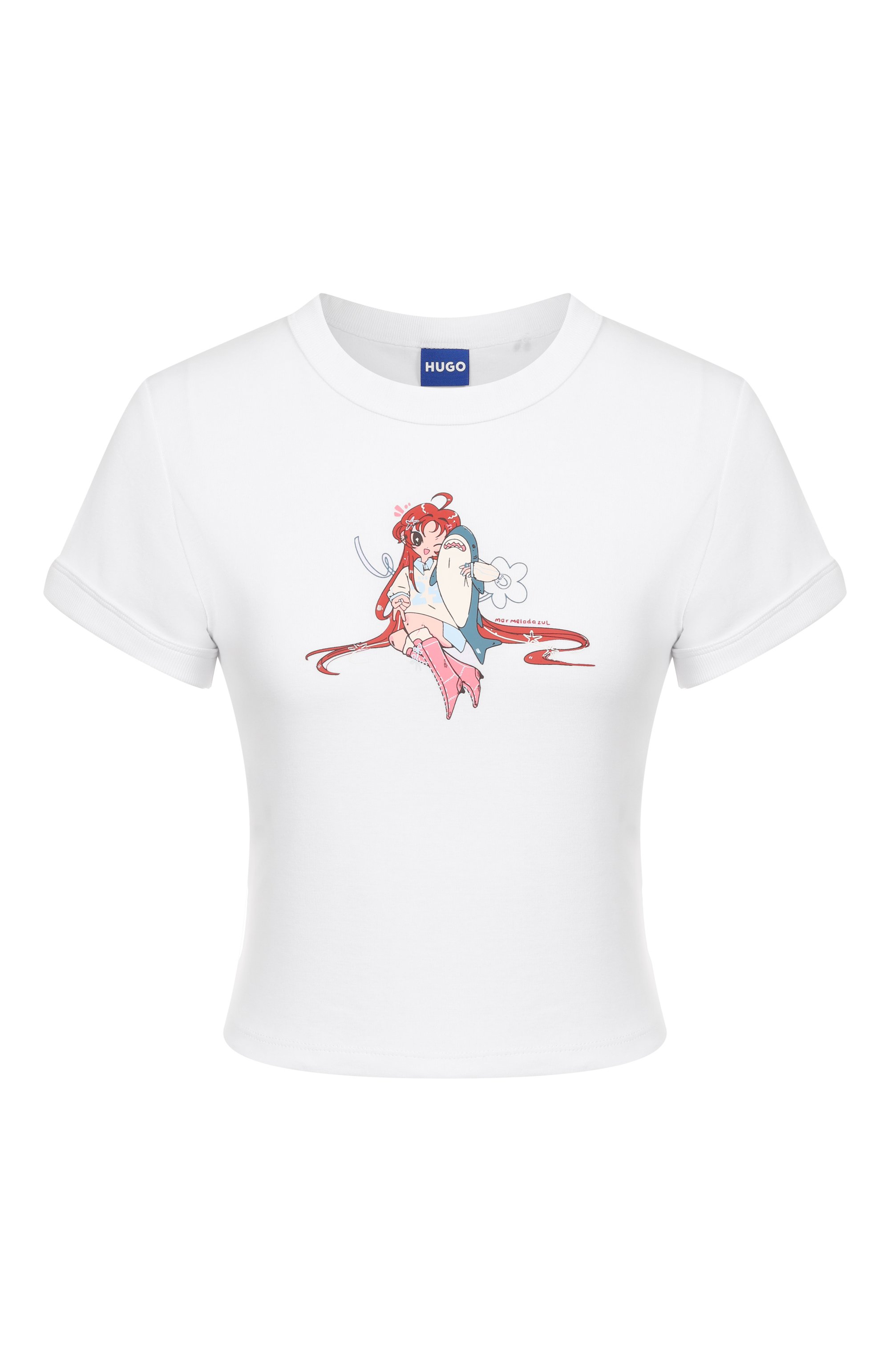 Хлопковая футболка HUGO BLUE, арт. 50545062, фото 1