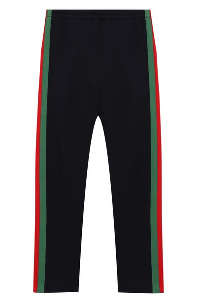 Хлопковые брюки с лампасами GUCCI, арт. 512691/X9T78, фото 2