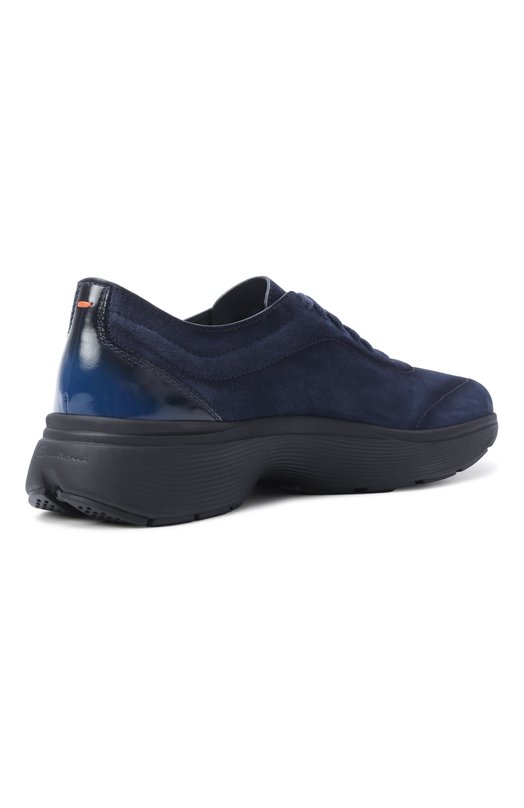 Замшевые кроссовки Bounce Santoni MBBG22207NEETS0G Синий  MBBG22207NEETS0G Фото 4