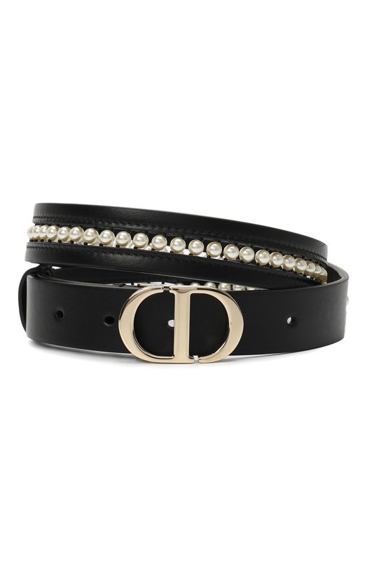 

Кожаный ремень Dior, Чёрный