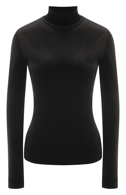 Бархатная водолазка Elie Saab T0205NP25/VE002 Чёрный T0205NP25/VE002