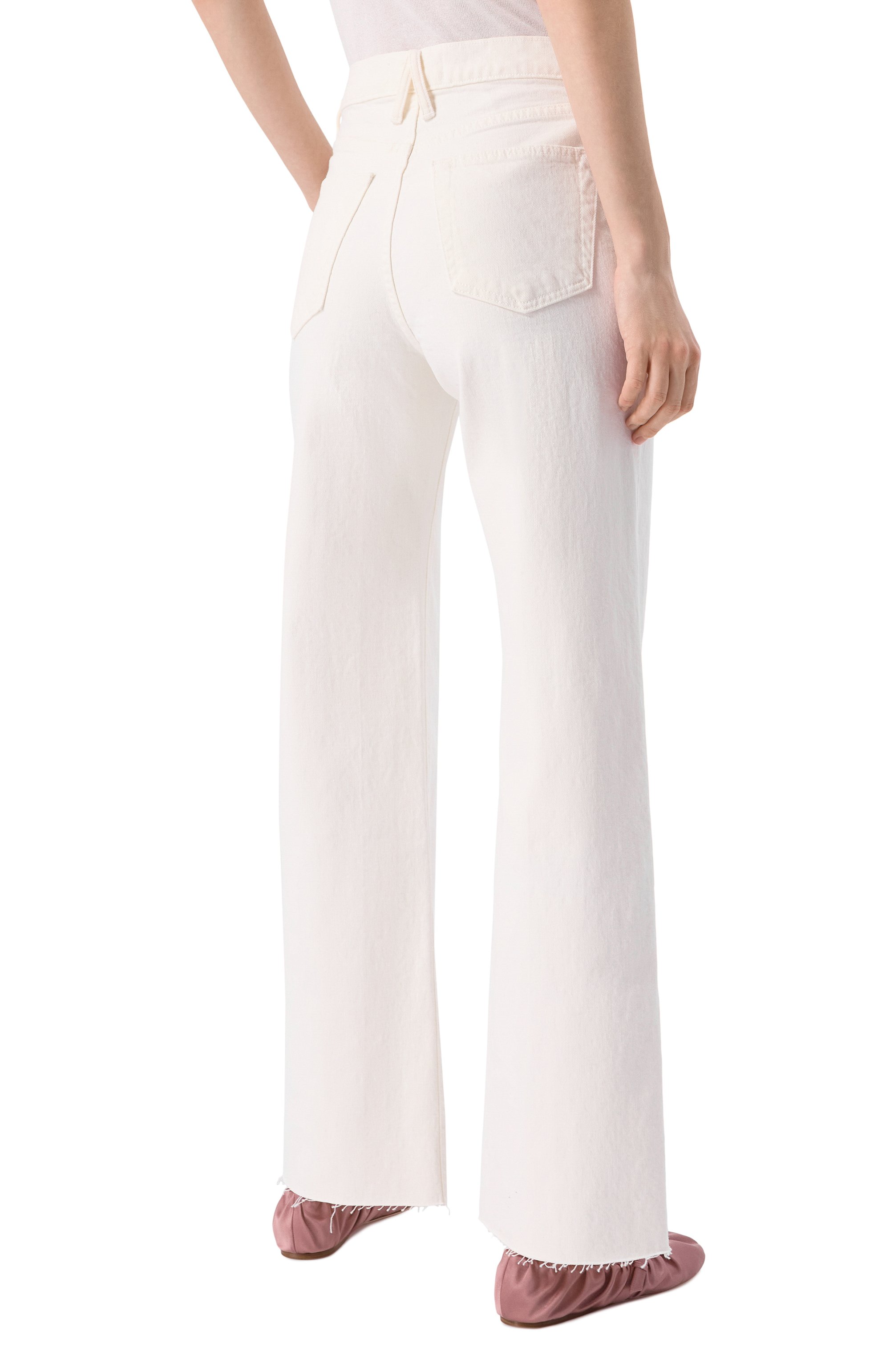 Джинсы grace crop SLVRLAKE, арт. GRCJ701PWHTE, фото 4