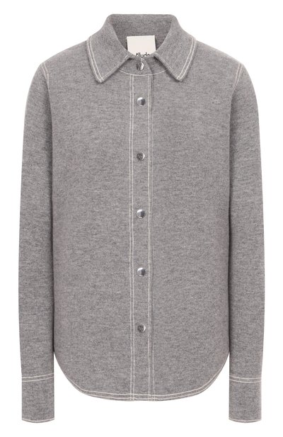 Женская рубашка из шерсти и кашемира ALLUDE, арт. 255/17711