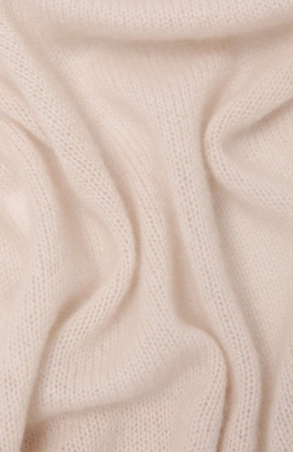 Кашемировый шарф ALLUDE кремового цвета по цене 26550 руб., арт. 215/11241, фото 3 Кашемировый шарф ALLUDE, арт. 215/11241, фото 3