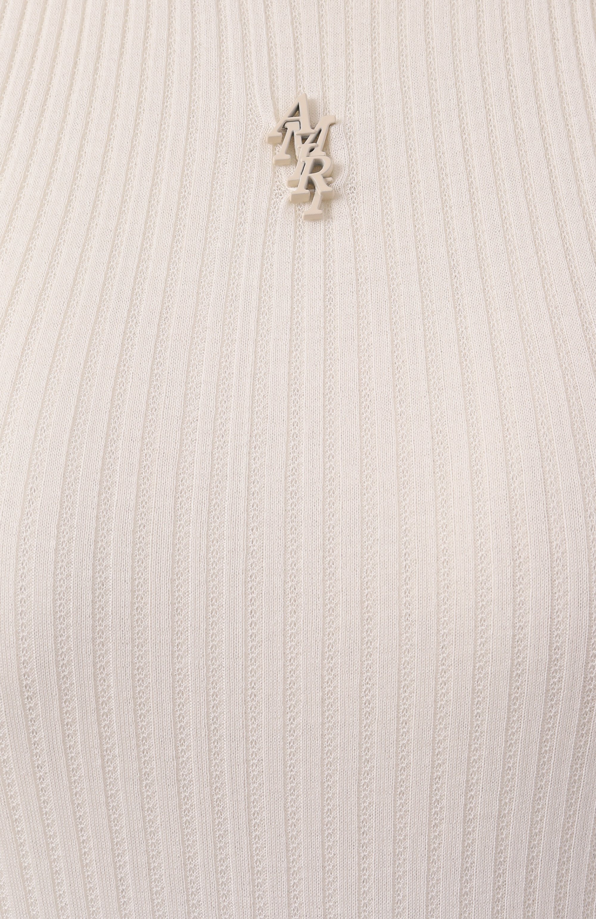 Платье из хлопка и шелка AMIRI, арт. AWDRCA1012, фото 6