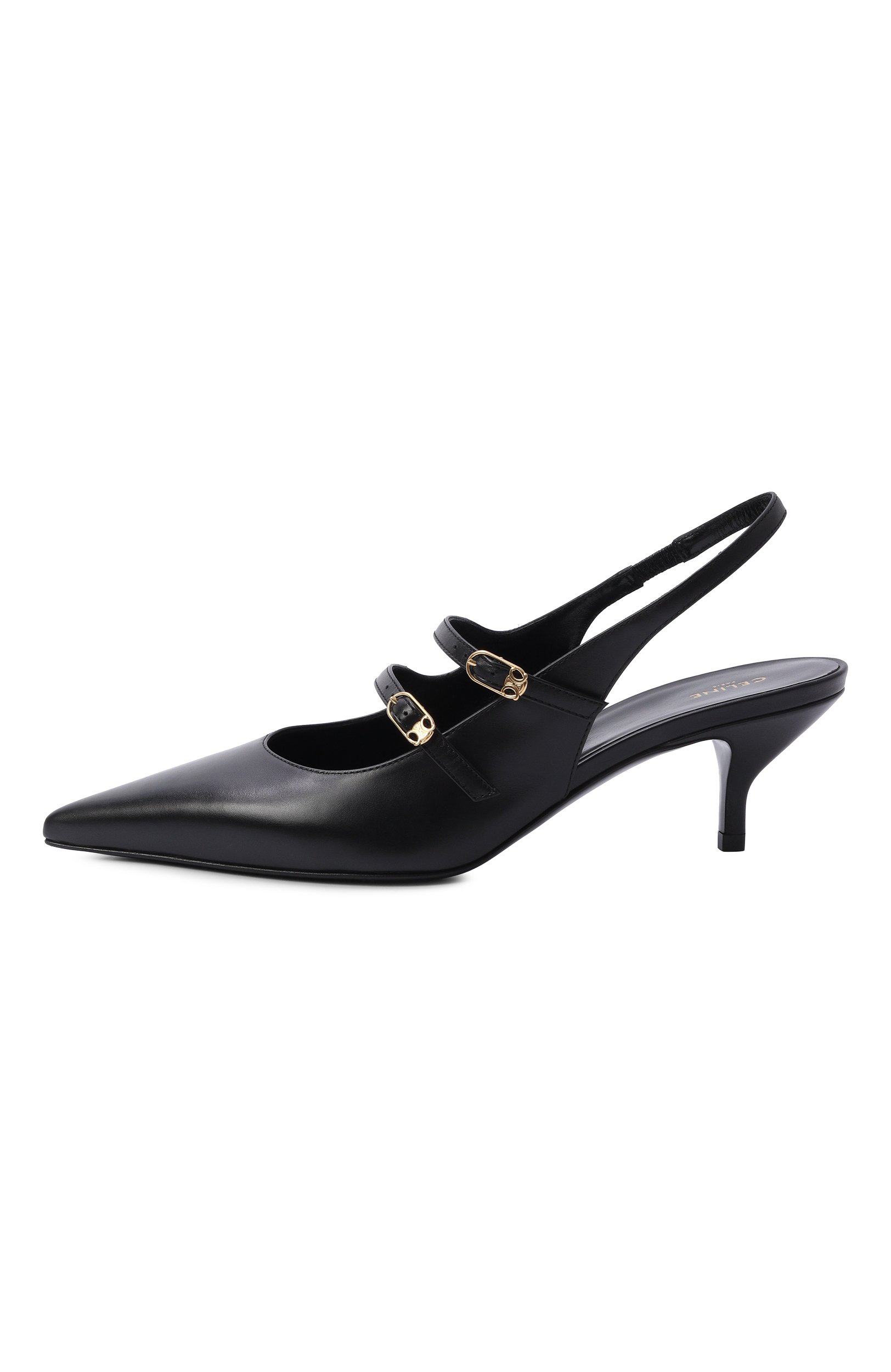 Кожаные туфли judy 40 CELINE черного цвета по цене 121500 руб., арт. 362325176C, фото 4 Кожаные туфли judy 40 CELINE, арт. 362325176C, фото 4
