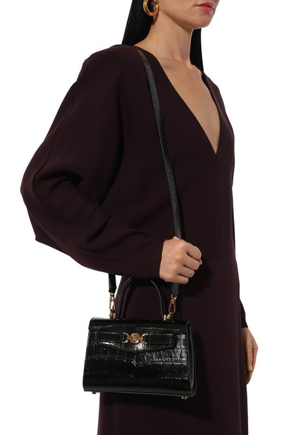 Сумка medusa '95 small VERSACE черного цвета по цене 295500 руб., арт. 1013824/1A08724, фото 2 Сумка medusa '95 small VERSACE, арт. 1013824/1A08724, фото 2