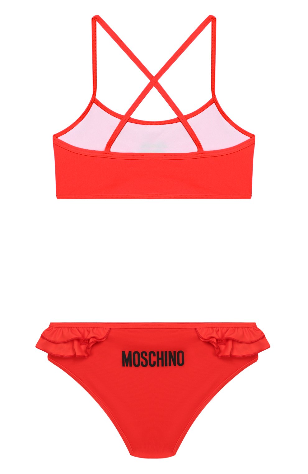Раздельный купальник MOSCHINO красного цвета по цене 9770 руб., арт. HAL00C/LKA00/10A-14A, фото 2 Раздельный купальник MOSCHINO, арт. HAL00C/LKA00/10A-14A, фото 2
