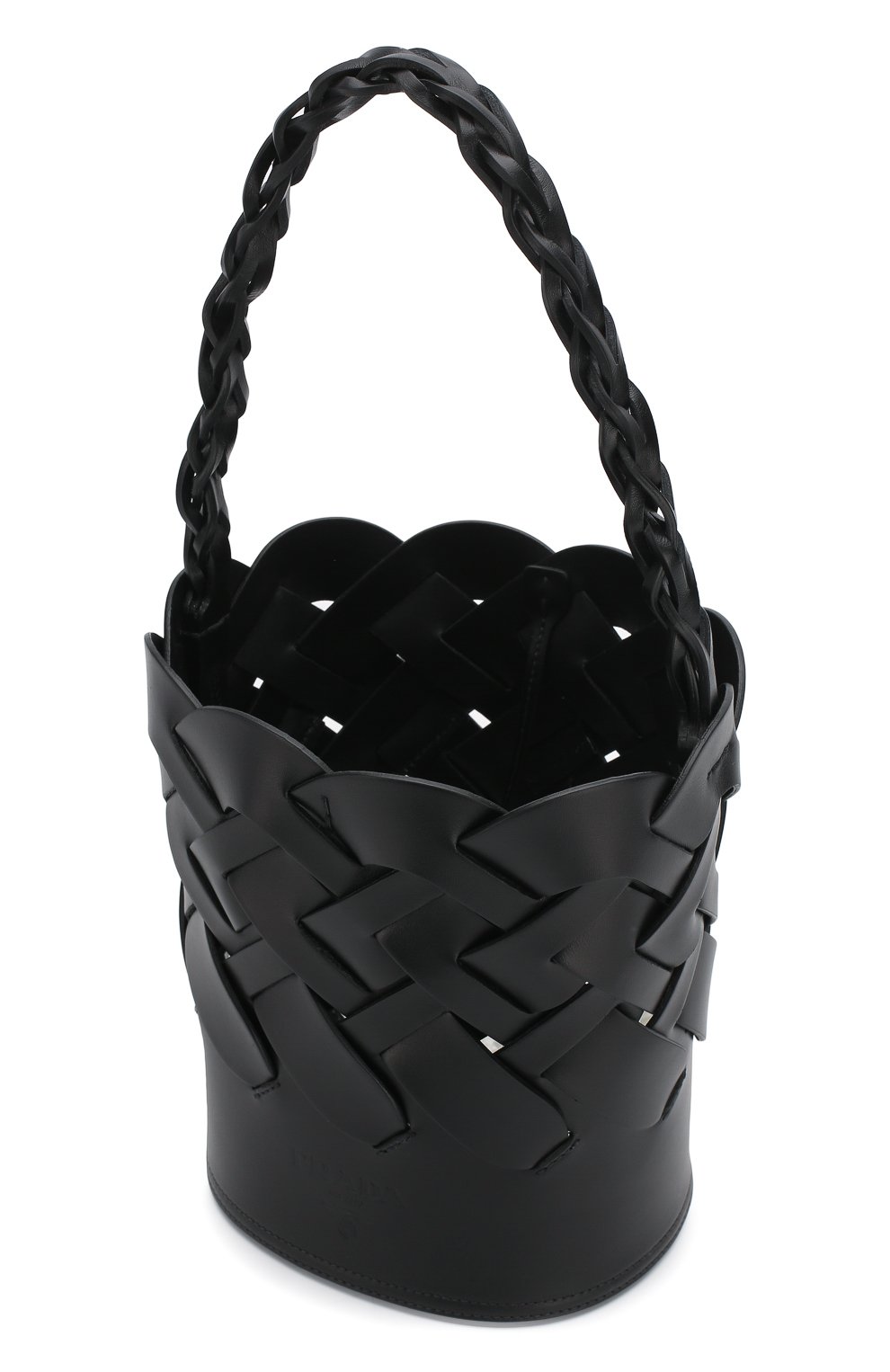 Сумка bucket PRADA черного цвета по цене 250000 руб., арт. 1BE049-2DI4-F0002-OOO, фото 4 Сумка bucket PRADA, арт. 1BE049-2DI4-F0002-OOO, фото 4