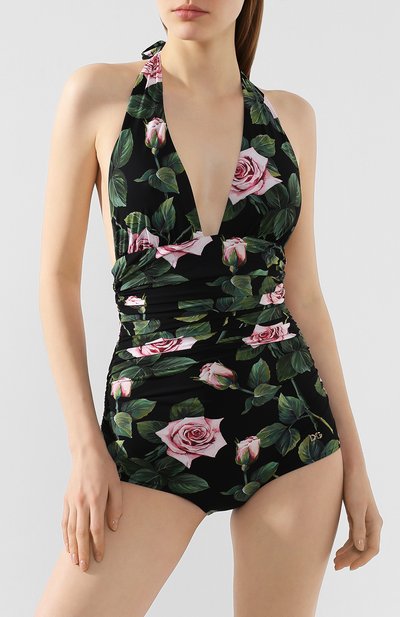 Слитный купальник DOLCE & GABBANA черного цвета по цене 76300 руб., арт. 09A06J/FSGR0, фото 2 Слитный купальник DOLCE & GABBANA, арт. 09A06J/FSGR0, фото 2