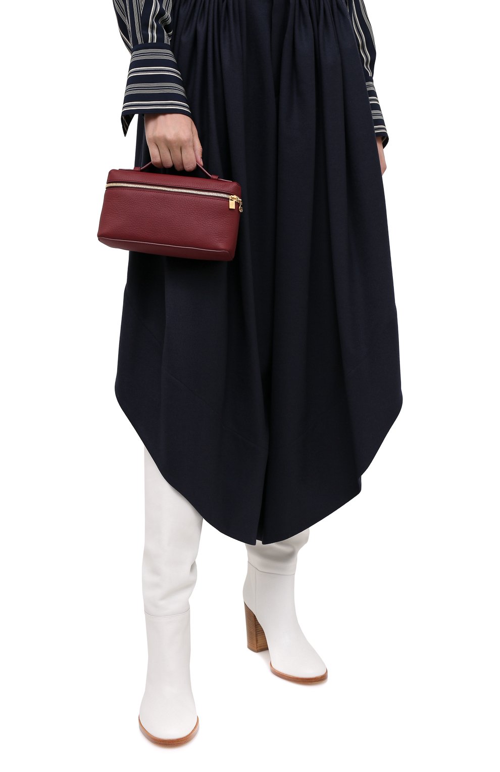 Клатч extra pocket l19 LORO PIANA бордового цвета по цене 179500 руб., арт. FAI8393, фото 2 Клатч extra pocket l19 LORO PIANA, арт. FAI8393, фото 2