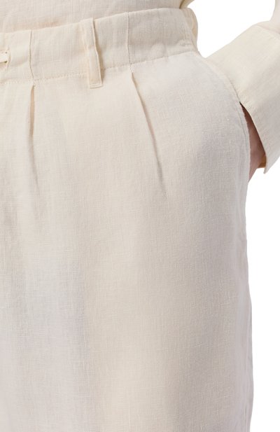 Льняные брюки HANNES ROETHER, арт. PA21PER.602, фото 5