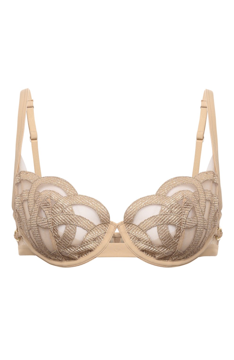 Бюстгальтер с мягкой чашкой LIVY золотого цвета по цене 26770 руб., арт. 650585169, фото 1 Бюстгальтер с мягкой чашкой LIVY, арт. 650585169, фото 1