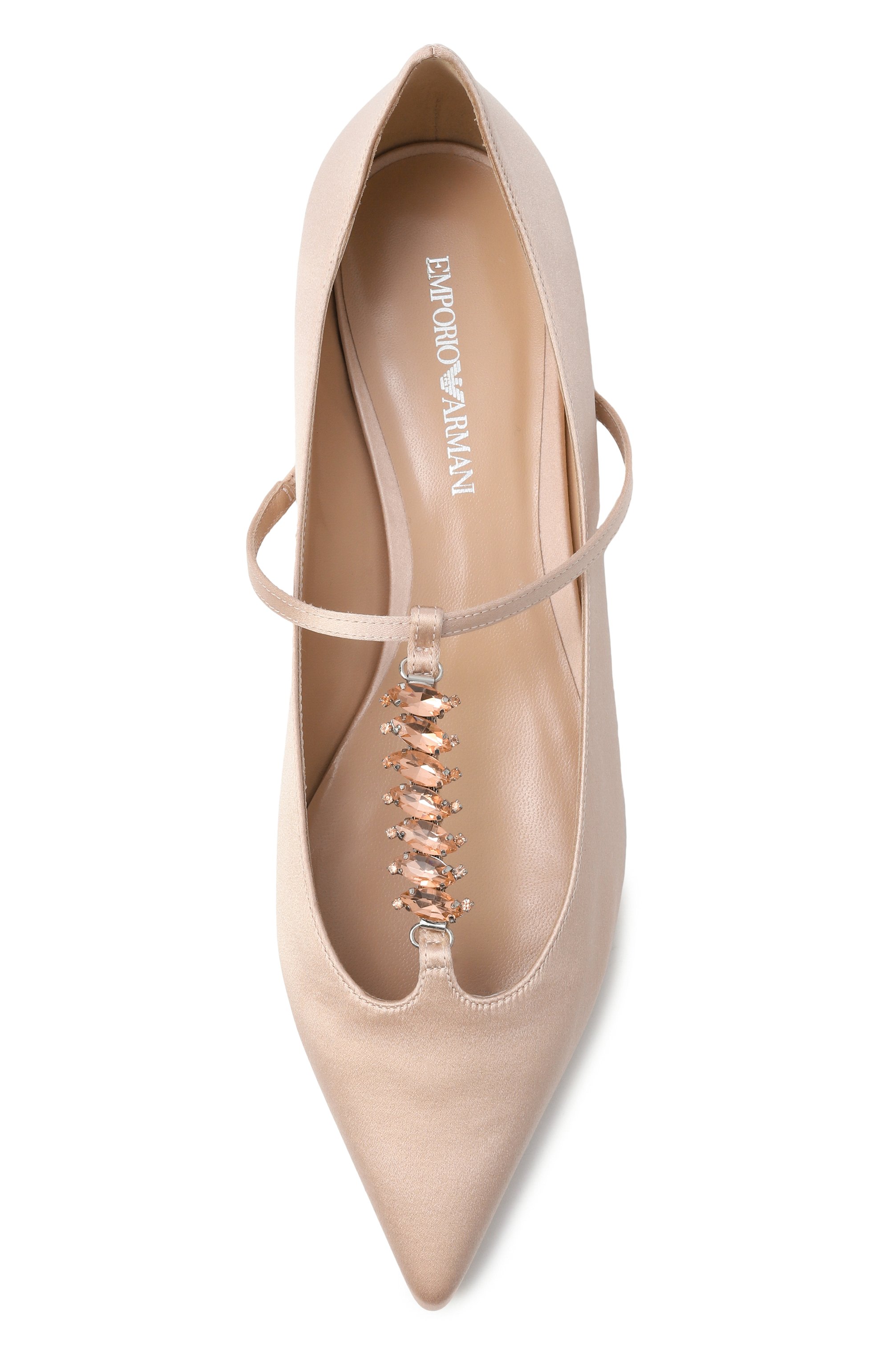 Текстильные балетки EMPORIO ARMANI, арт. EW004113/AF17510, фото 6