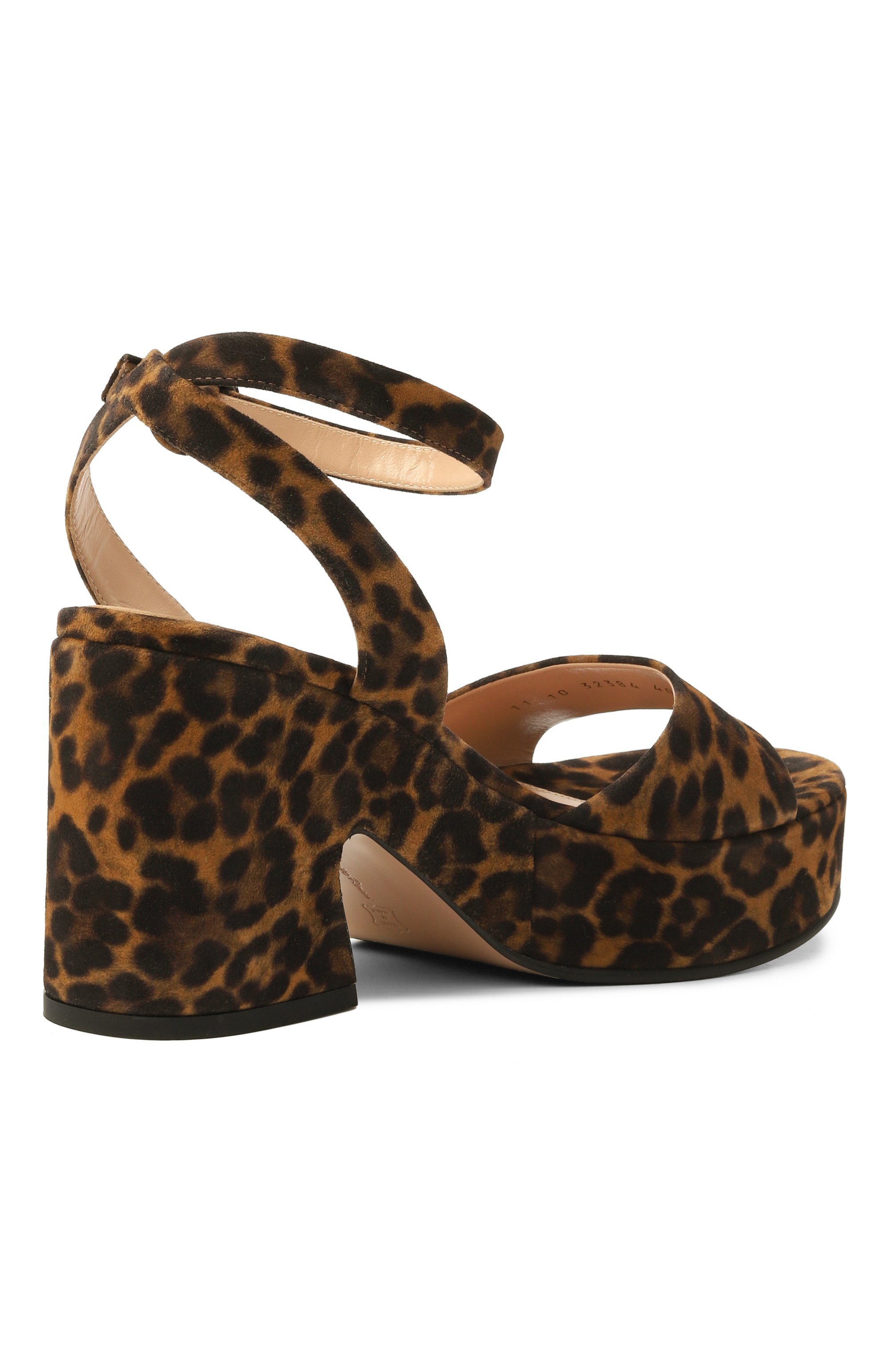 Замшевые босоножки alma 85 GIANVITO ROSSI, арт. G32384.55RIC.CMDALLP, фото 5