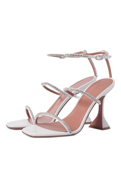 Женские кожаные босоножки gilda 95 AMINA MUADDI, арт. GILDA SANDAL 95/NAPPA