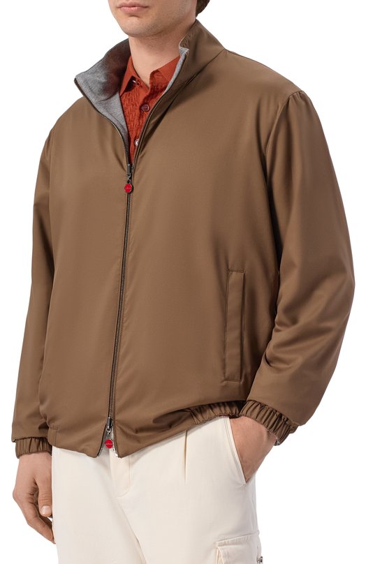 Двусторонний бомбер Kiton UW2306V0820H Коричневый  UW2306V0820H Фото 3