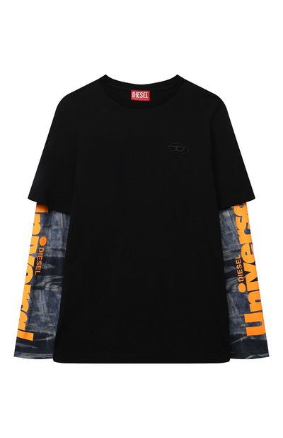 Хлопковый лонгслив DIESEL, арт. J01373/KYAUN, фото 1