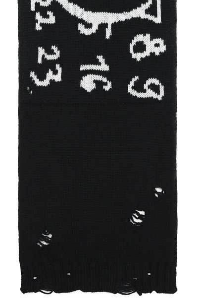 Шерстяной шарф MM6, арт. S62TE0052/M13074, фото 4