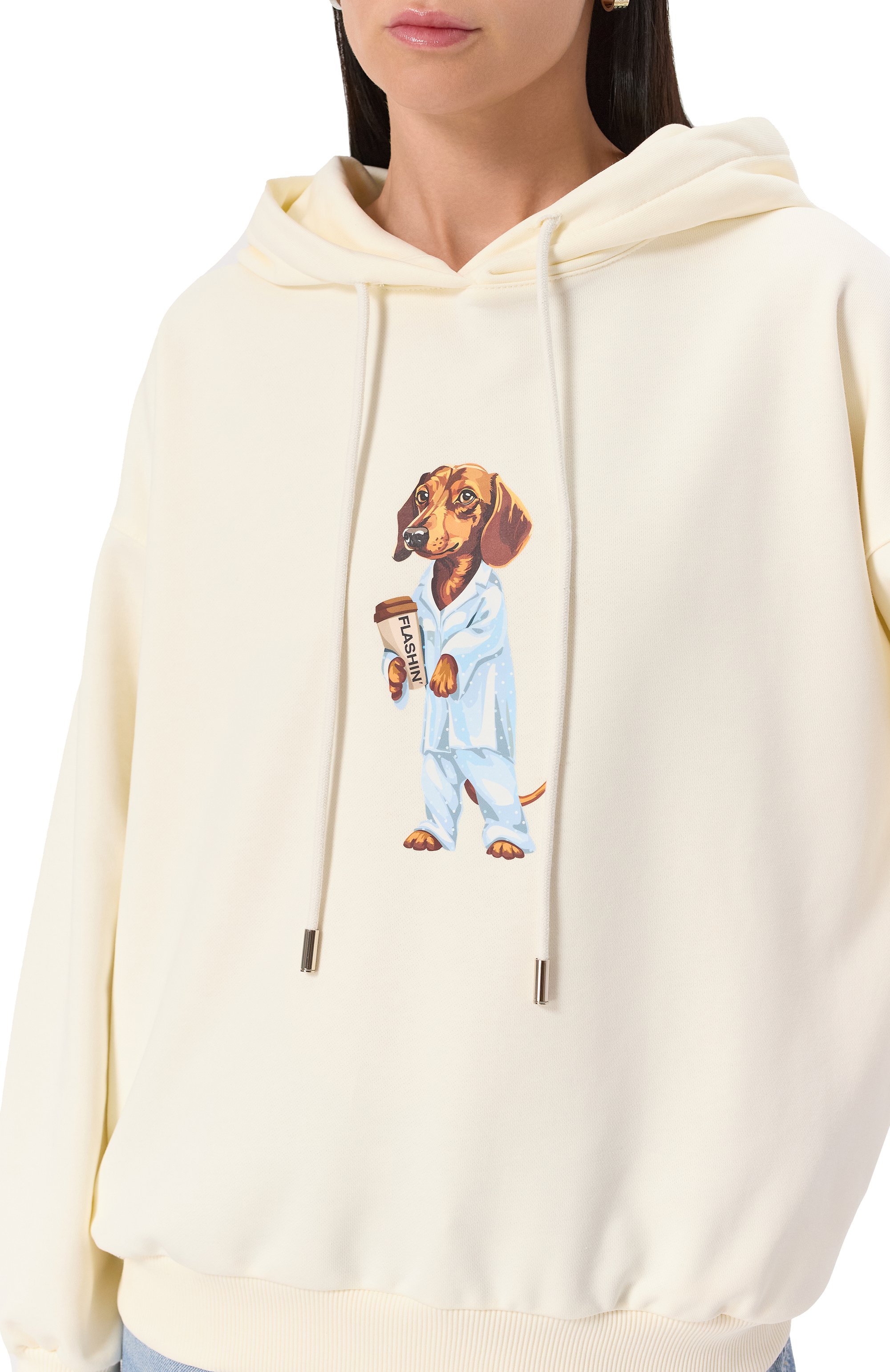 Хлопковое худи FLASHIN, арт. FS25HDOT, фото 5