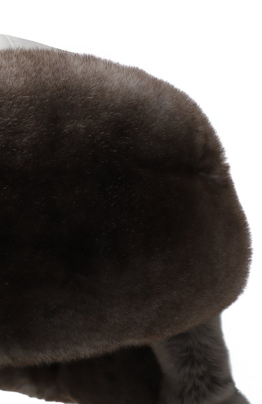 Шапка с отделкой из меха кролика Stefano Ricci MCV430G20F/PA003R Белый  MCV430G20F/PA003R Фото 3