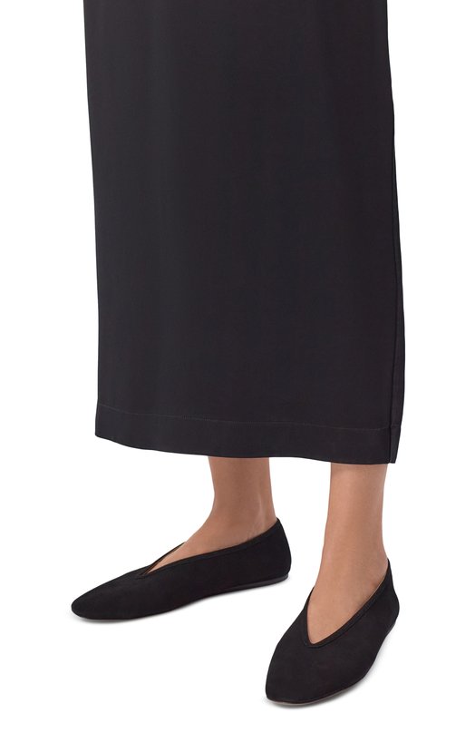 Замшевые балетки Luna Le Monde Beryl LUN-SUE-BLA Чёрный  LUN-SUE-BLA Фото 2
