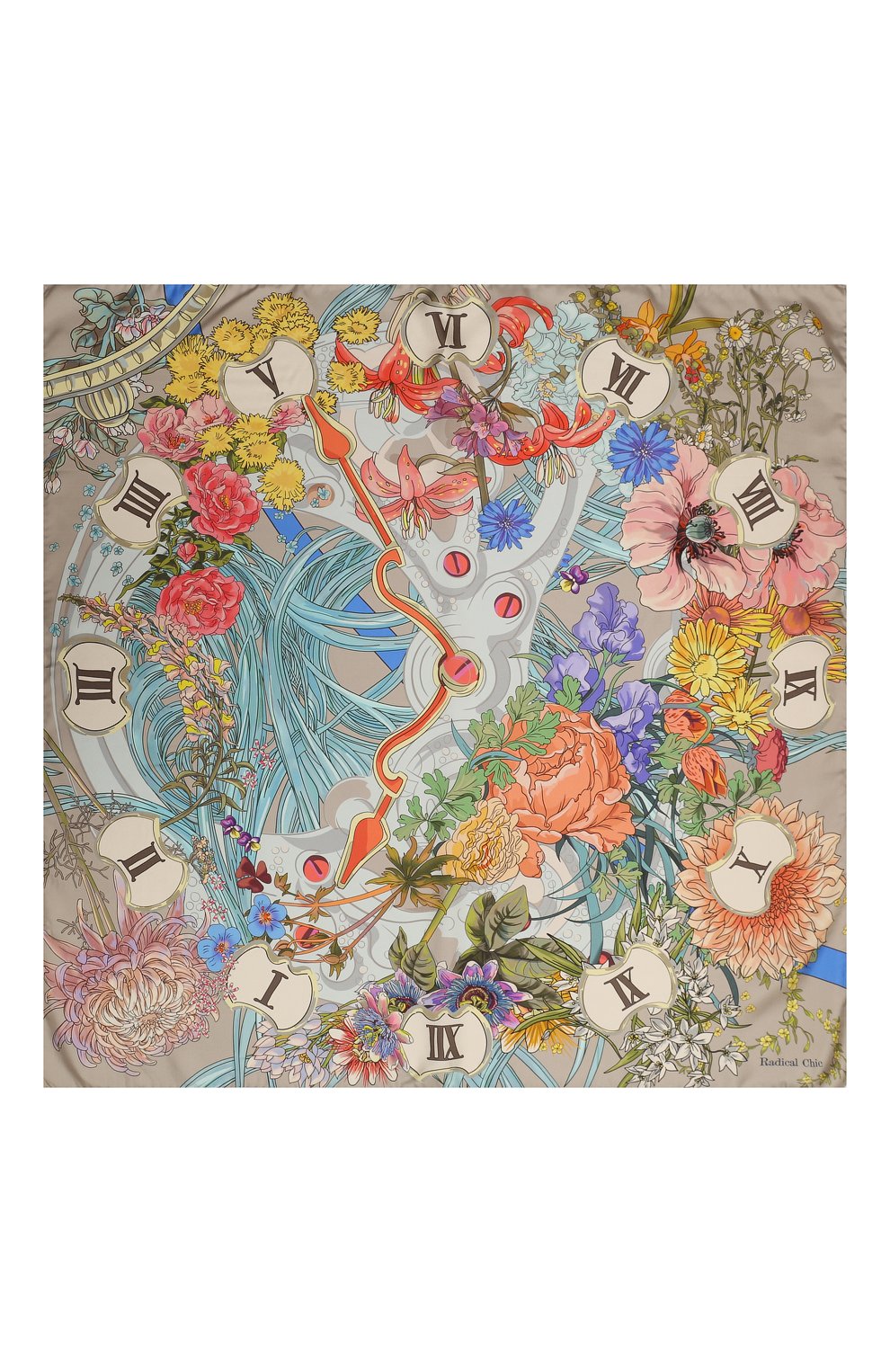Шелковый платок flower clock RADICAL CHIC, арт. 570374.07.02, фото 5