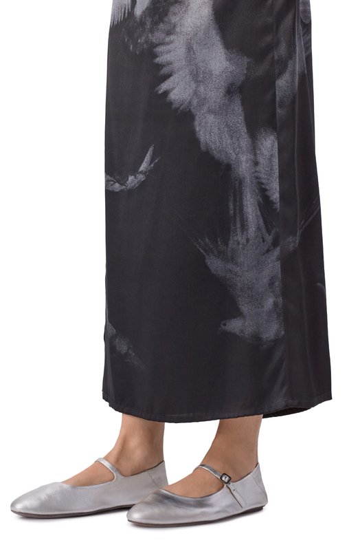 Кожаные балетки Strascico Marsell MW8526/P032 Серебряный  MW8526/P032 Фото 2