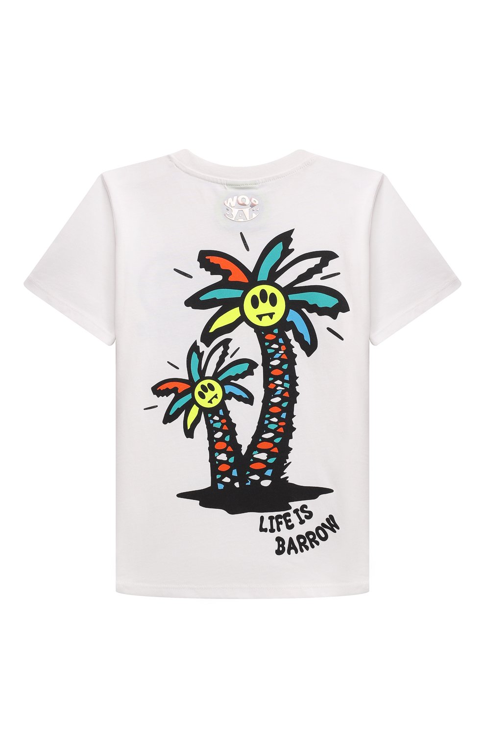 Хлопковая футболка BARROW белого цвета по цене 8895 руб., арт. 033097, фото 2 Хлопковая футболка BARROW, арт. 033097, фото 2