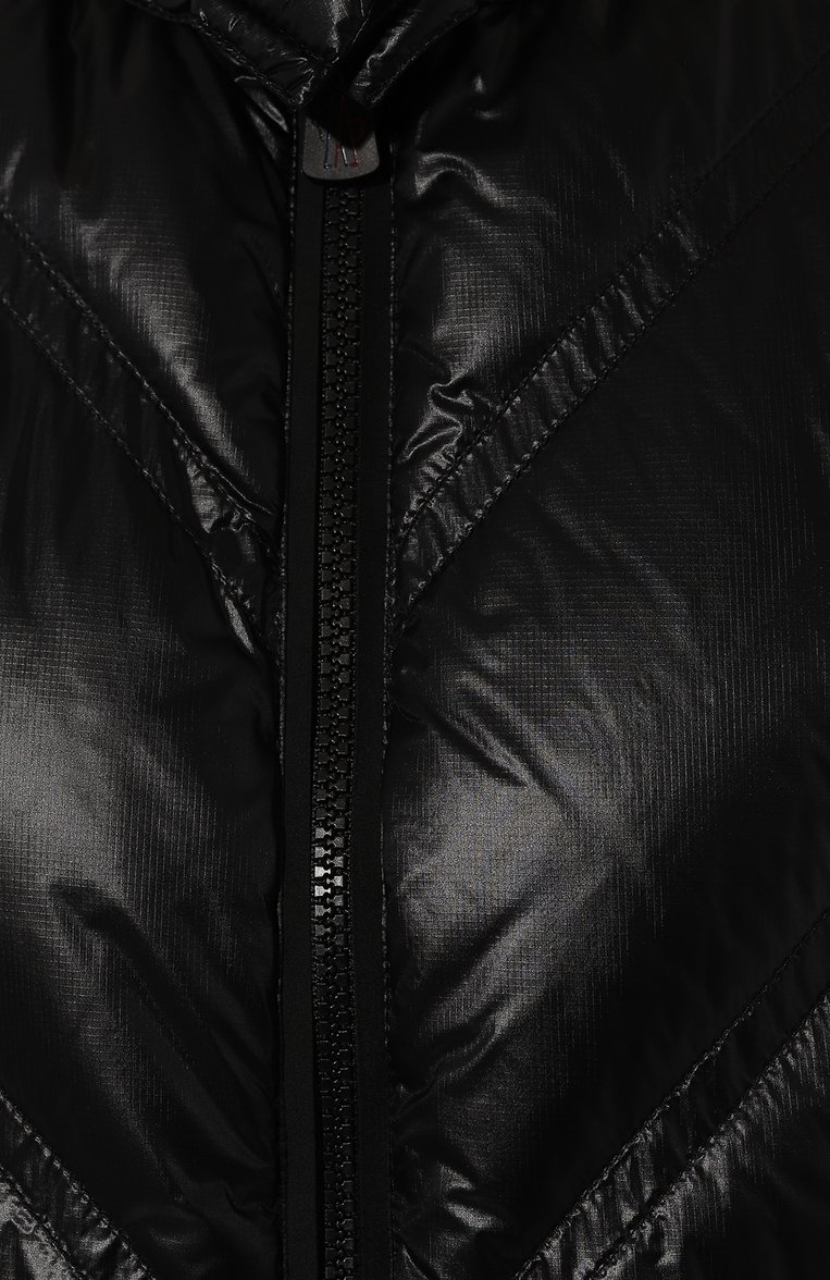 Женский утепленный жилет moye MONCLER GRENOBLE черного цвета, арт. 1A000-36-539YL | Фото 5 (Материал внешний: Синтетический материал; Материал подклада: Синтетический материал; Длина (верхняя одежда): Короткие; Кросс-КТ: Утепленные, Куртка; Стили: Кэжуэл)