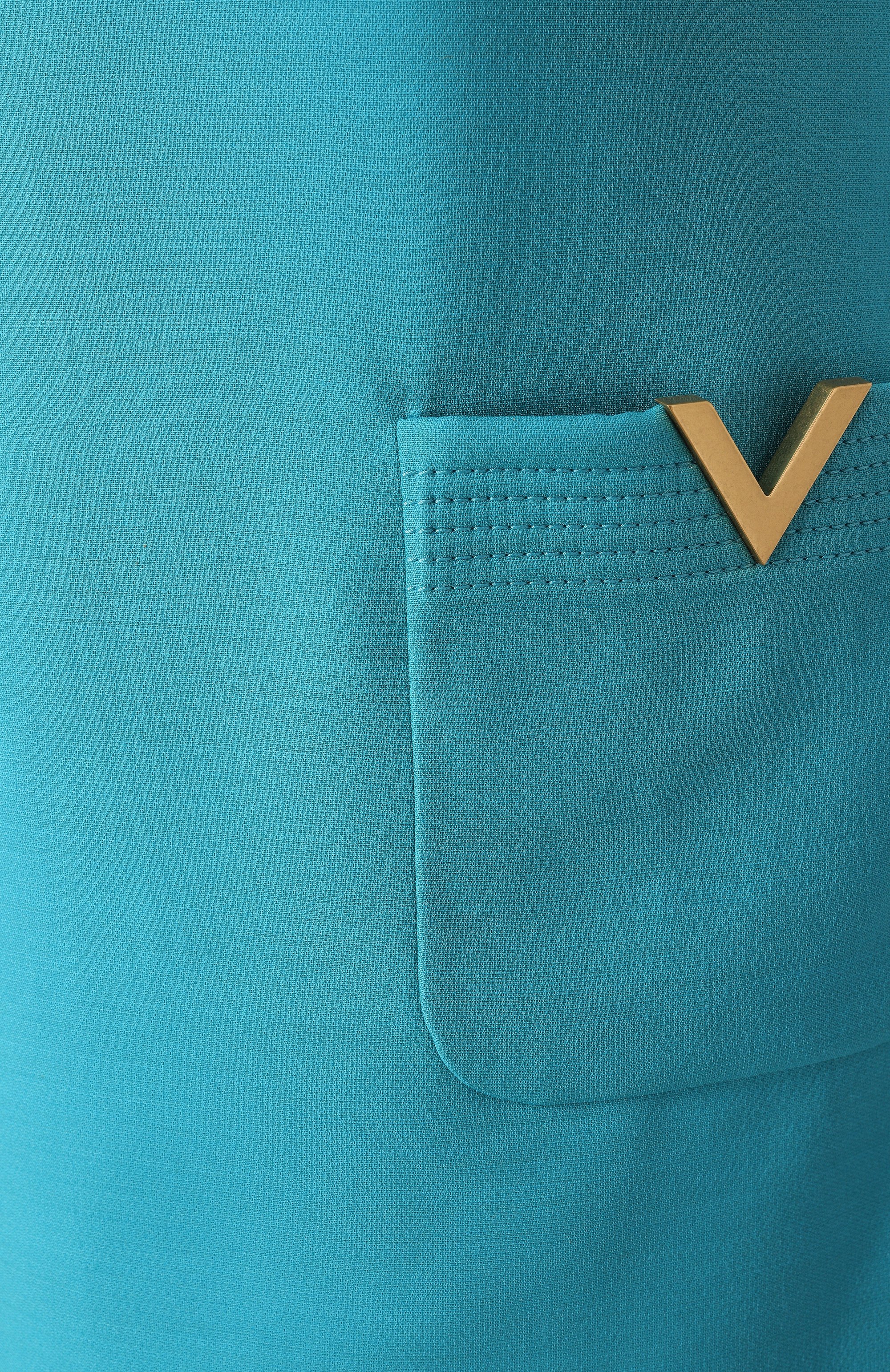 Платье из шерсти и шелка VALENTINO, арт. 6B3VAF551CF, фото 6