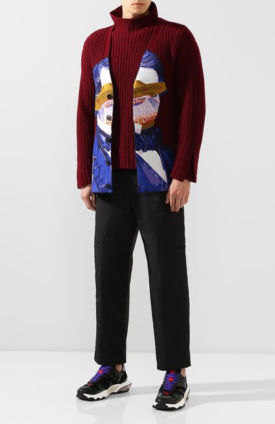 Свитер из смеси шерсти и кашемира VALENTINO бордового цвета по цене 116500 руб., арт. SV0KC05J5QN, фото 2 Свитер из смеси шерсти и кашемира VALENTINO, арт. SV0KC05J5QN, фото 2