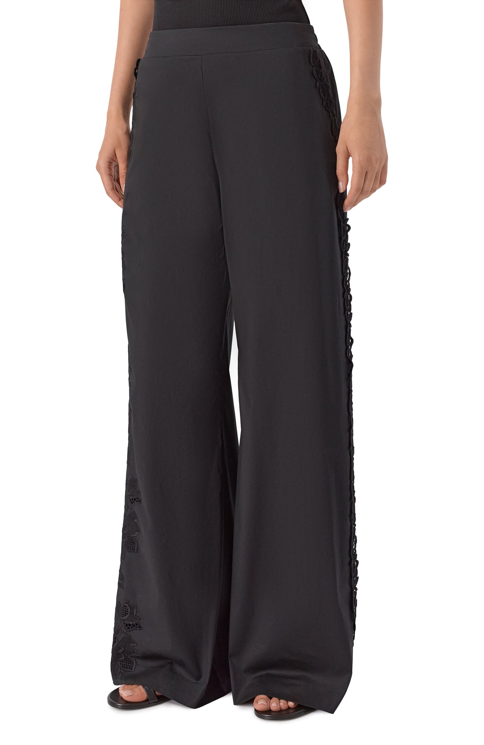 Хлопковые брюки ERMANNO SCERVINO, арт. D484P307QDV, фото 3