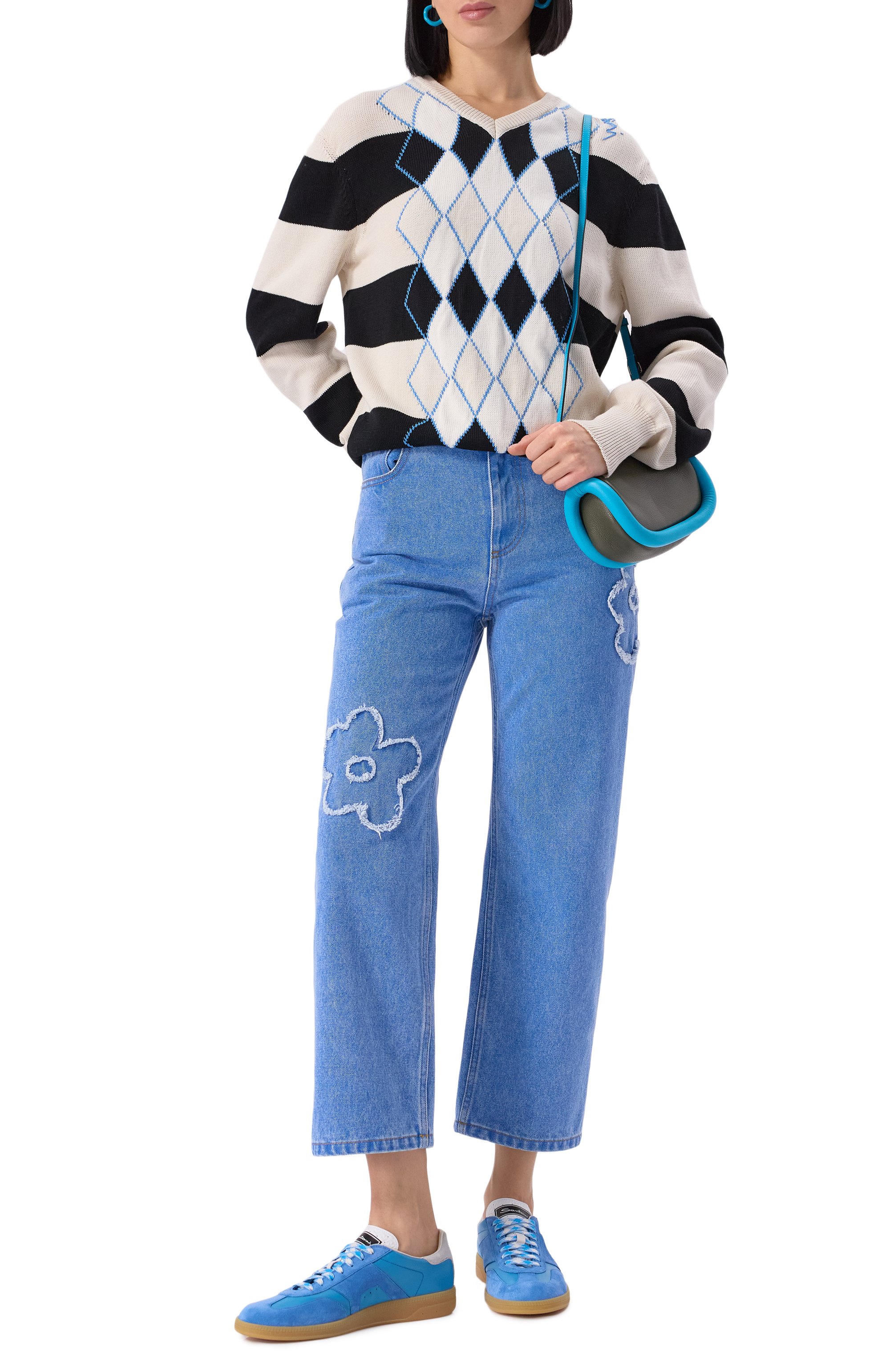 Кожаные кеды dbs oly SANTONI, арт. WBPG61244FARSKBE, фото 2