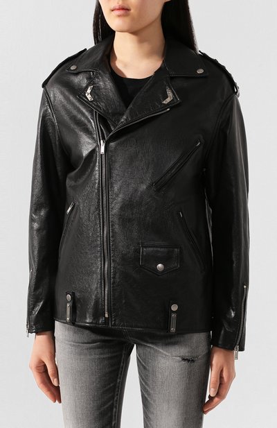 Кожаная куртка SAINT LAURENT, арт. 589446/Y5RD2, фото 3