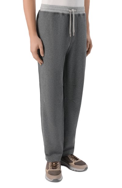 Хлопковые брюки BRUNELLO CUCINELLI, арт. MM8263388G, фото 3