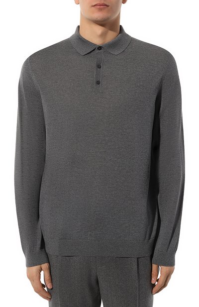 Шерстяное поло BOSS, арт. 50476355, фото 3