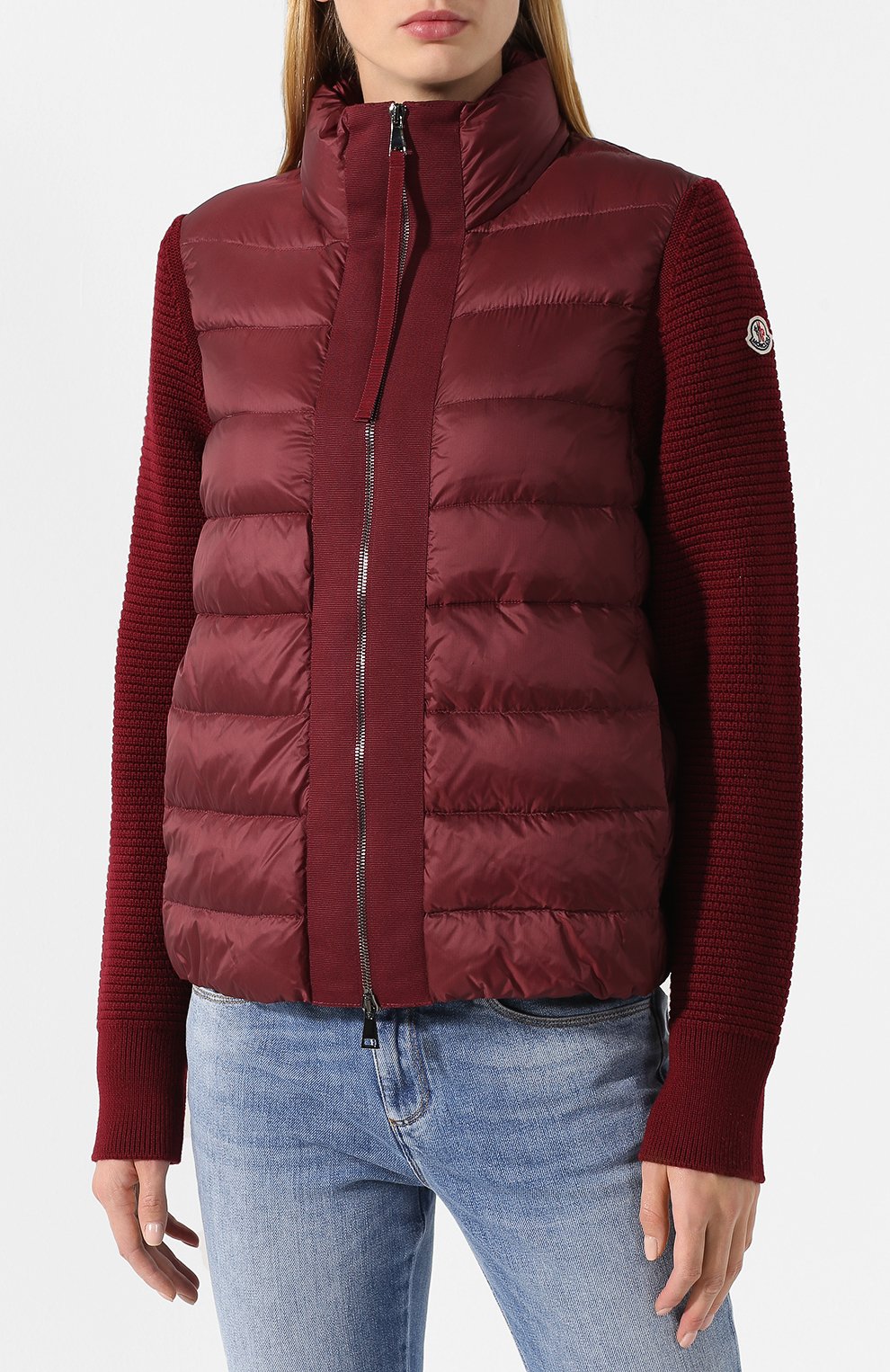 Куртка на молнии с воротником-стойкой MONCLER, арт. D2-093-94875-00-98124, фото 3